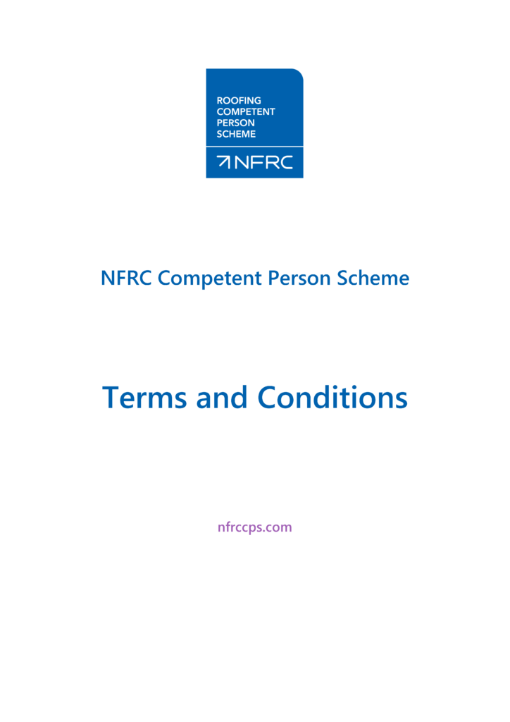ER01 NFRC CPS Terms and Conditions